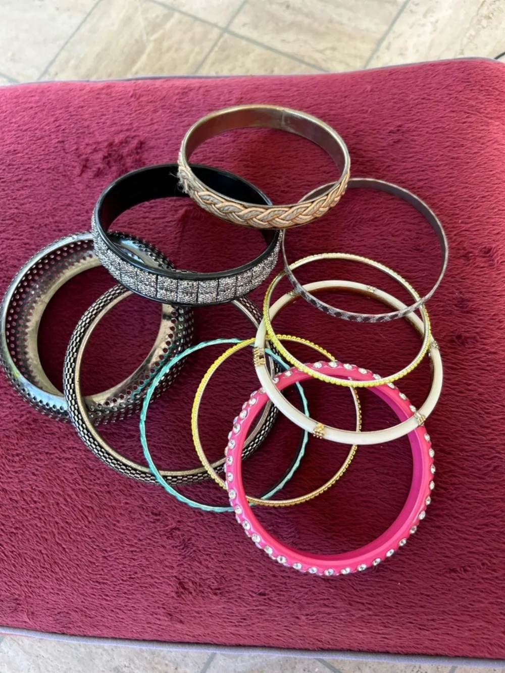 Assorted Women's Multicolor Bangle Bracelet lot